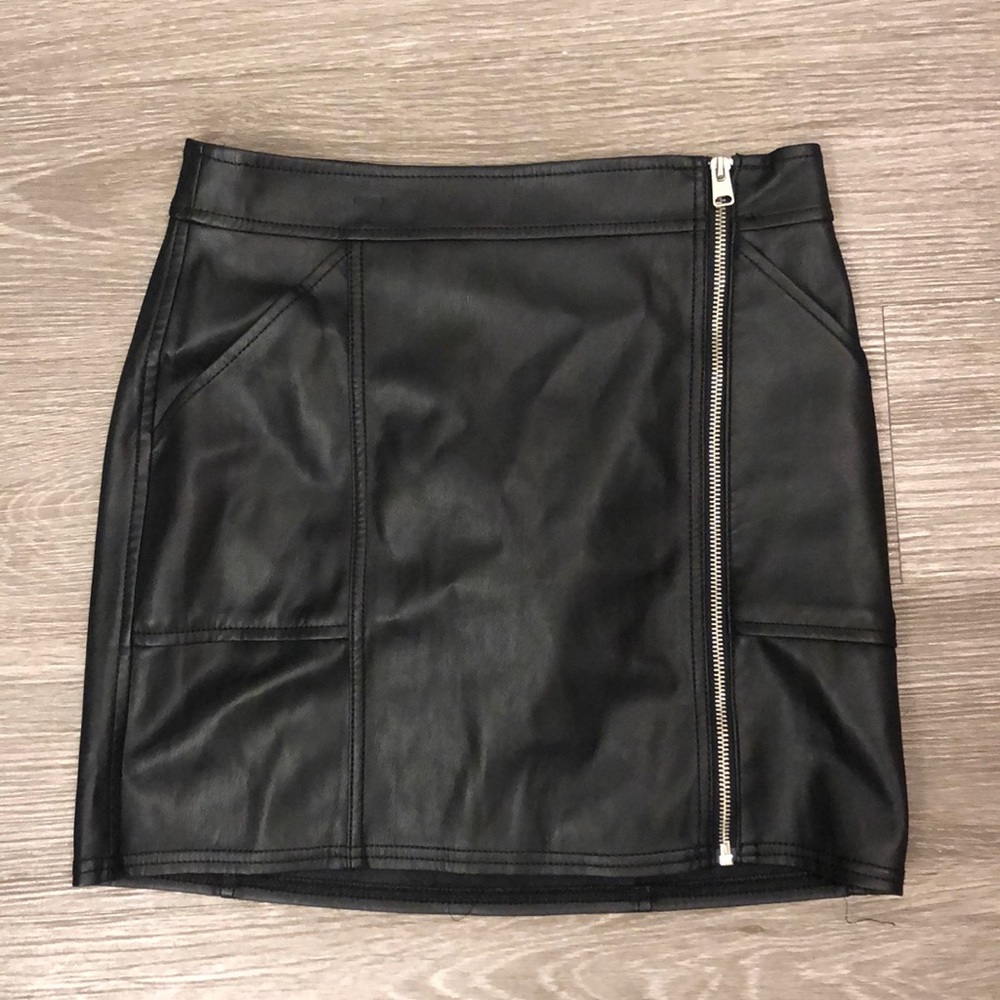 Leather Mini Skirt